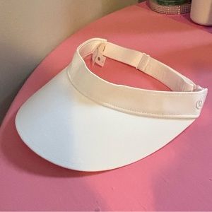 Lululemon White Athletic Visor